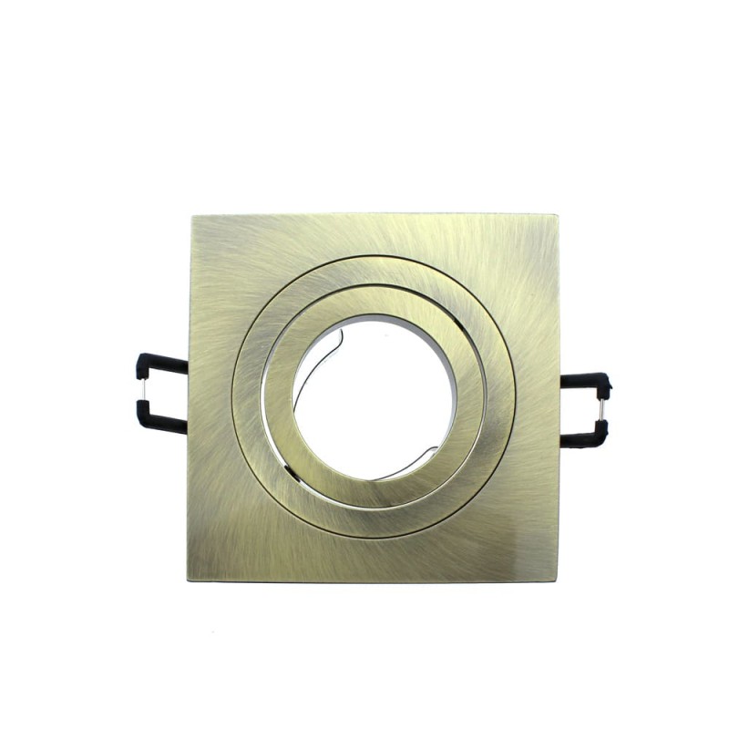 EMPOTRABLE CUADRADO BASCULANTE HELIUM ORO VIEJO visto de planta