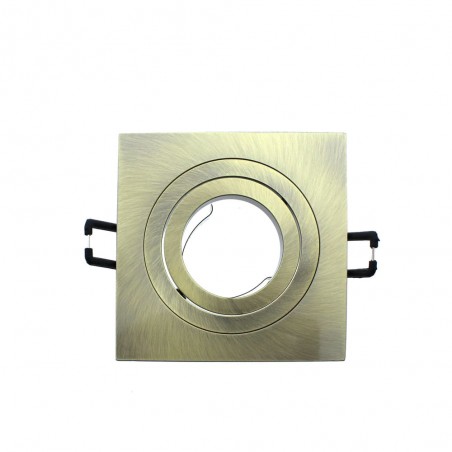 EMPOTRABLE CUADRADO BASCULANTE HELIUM ORO VIEJO visto de planta