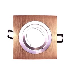 EMPOTRABLE HELIUM CUADRADO COBRE de planta