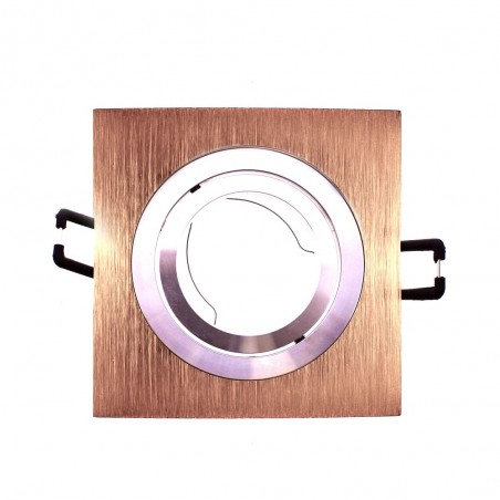 EMPOTRABLE HELIUM CUADRADO COBRE de planta