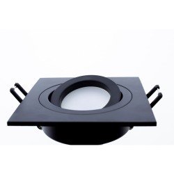 EMPOTRABLE CUADRADO BASCULANTE HELIUM NEGRO de perfill