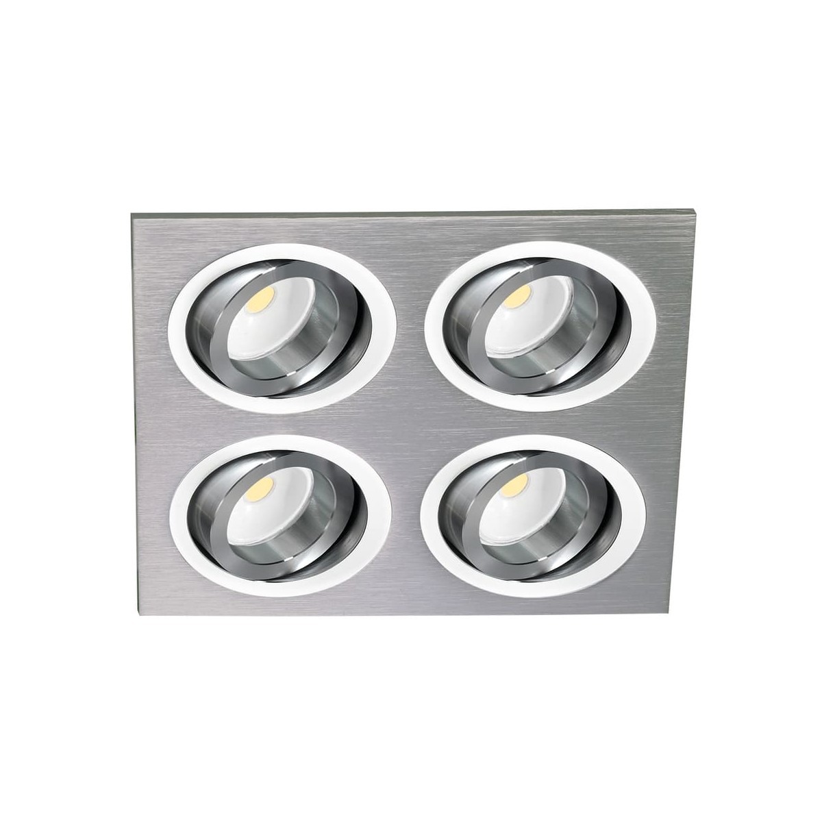 EMPOTRABLE HELIUM ALUMINIO (4 LUCES) EMPOTRABLE HELIUM ALUMINIO (4 LUCES)