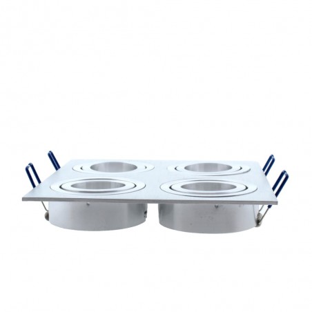 EMPOTRABLE HELIUM ALUMINIO (4 LUCES) de perfil