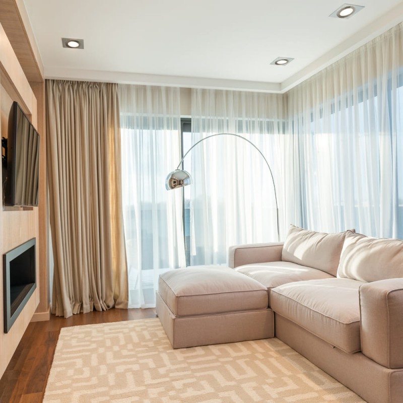 Habitación de hotel con HELIUM QR111 ALUMINIO