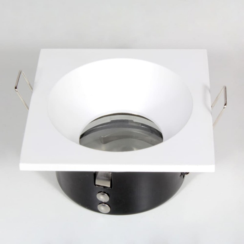 Alhambra Fixed Recessed Light Square White IP65