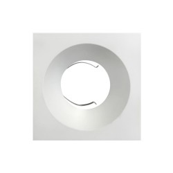 Alhambra Fixed Recessed Light Square White IP65