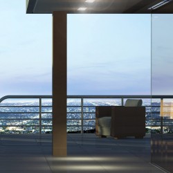 Alhambra Fixed Recessed Light Square White IP65