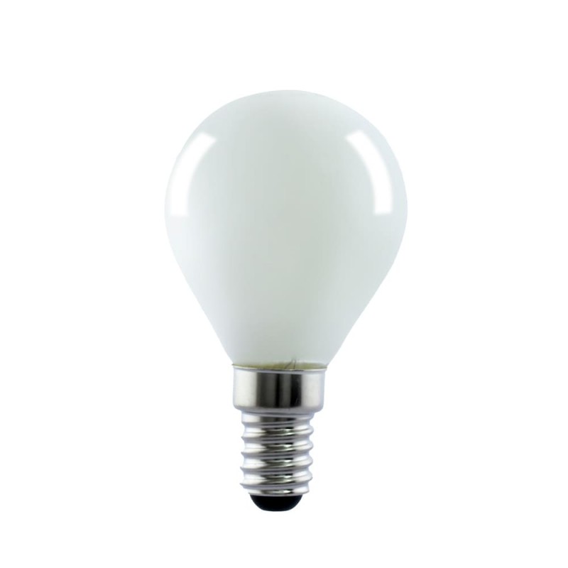 Bombilla LED G45 milky E14 6W 6000K