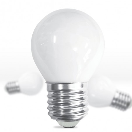 Packx3 Milky LED Bulbs G45 E27 6W 6000K