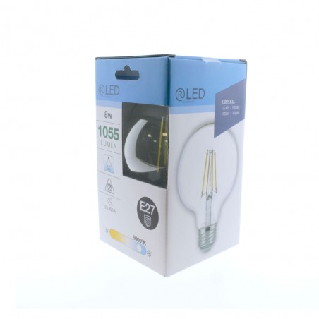 Caja Bombilla LED G95 8W 6000K