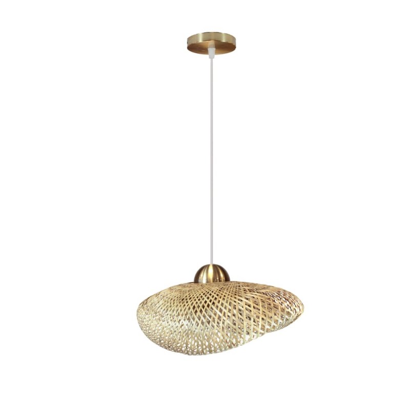 Siar Pendant Lamp 1xE27 Rattan 50cm CristalRecord Lighting