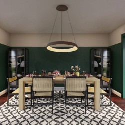 Lizer LED Pendant Light 48W Coffee