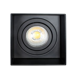 Sira Spotlight 1xGU10 Rectangular Black