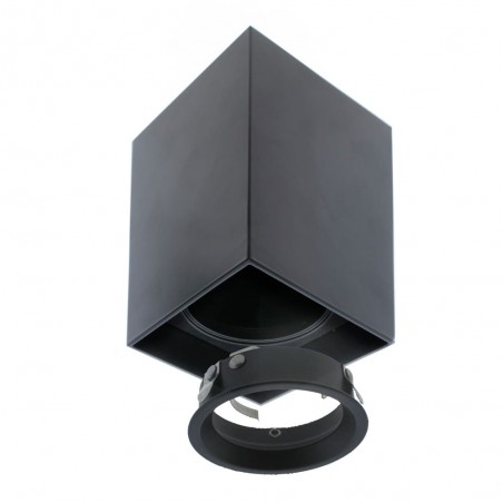 Sira Spotlight 1xGU10 Rectangular Black