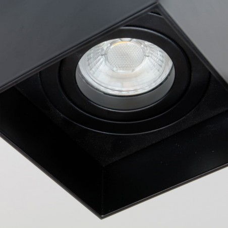 Sira Spotlight 1xGU10 Rectangular Black