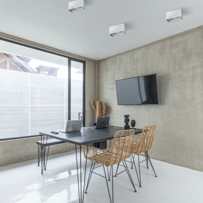 Clark Double Spotlight 2xGU10 Surface Mounted White