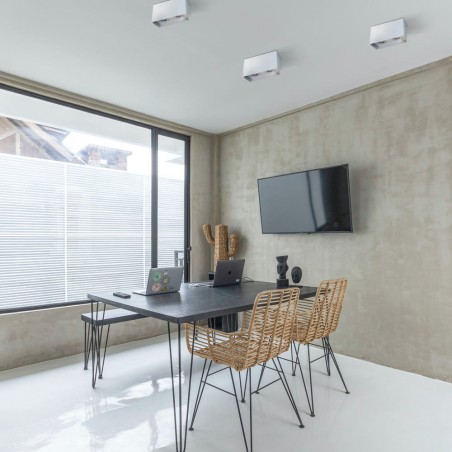 Clark Double Spotlight 2xGU10 Surface Mounted White