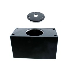 Clark Double Spotlight 2xGU10 Surface Mounted Black