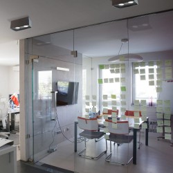 Clark Double Spotlight 2xGU10 Surface Mounted Black