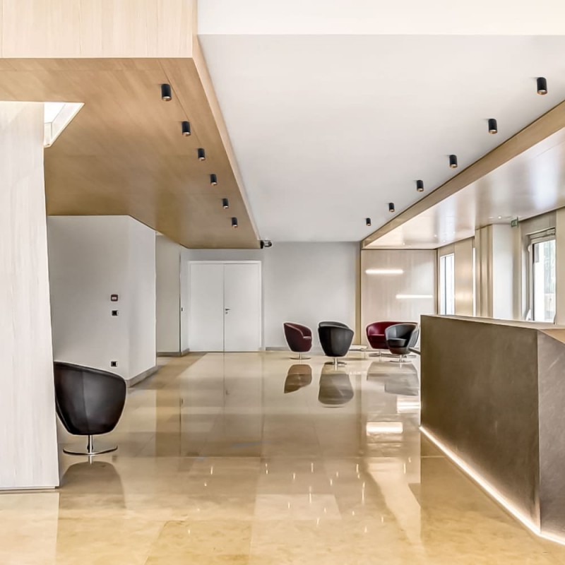 Neil Spotlight 1xGU10 Tubular Black