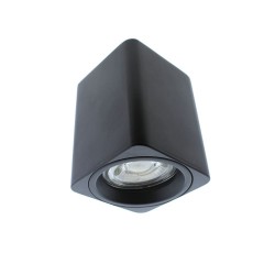Spot Flin 1xGU10 Carré Noir