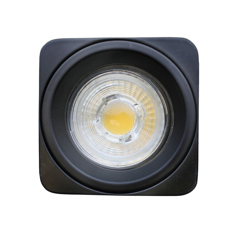 Flin Spotlight 1xGU10 Squared Black