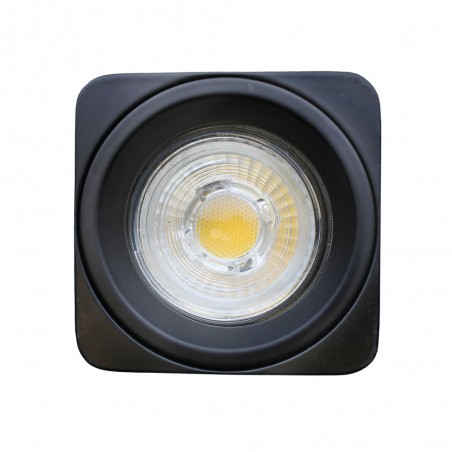 Flin Spotlight 1xGU10 Squared Black