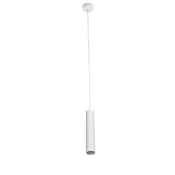 Ari Cylindrical Pendant Lamp 1xGU10 White