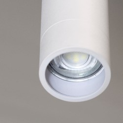 Suspension Ari Cylindrique 1xGU10 Blanc