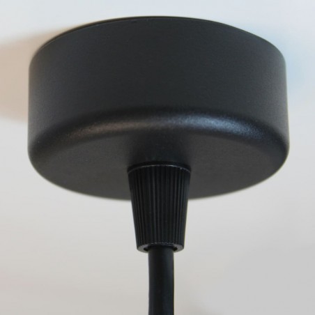 Ari Cylindrical Pendant Lamp 1xGU10 Black