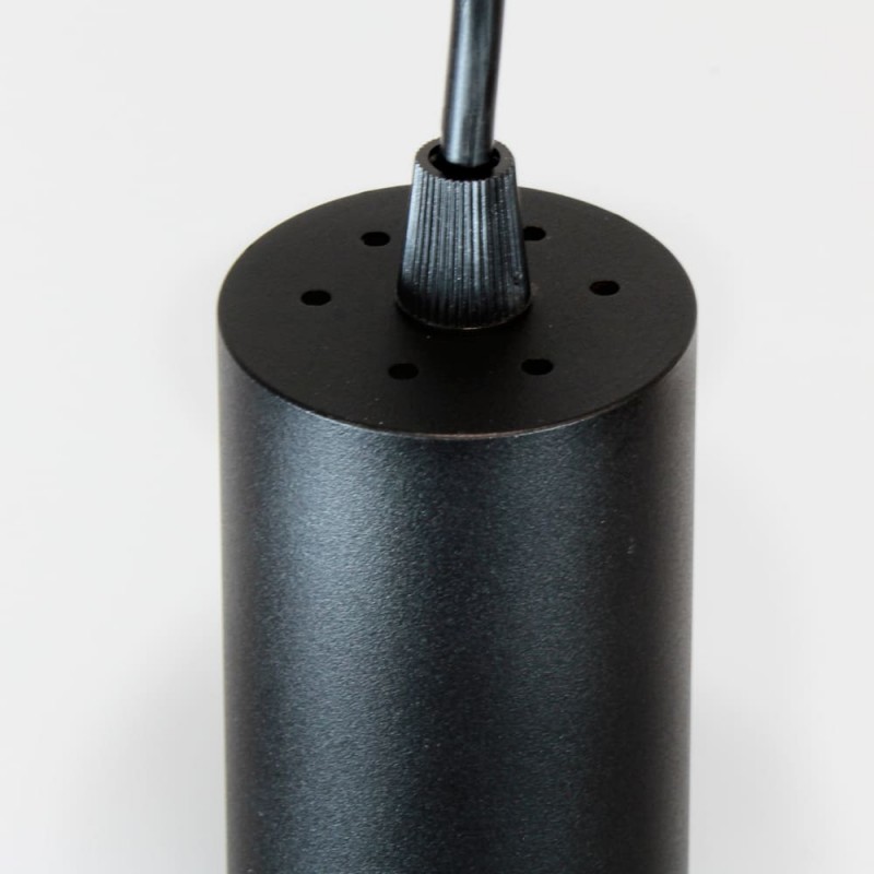 Ari Cylindrical Pendant Lamp 1xGU10 Black