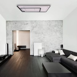 Salón moderno con Plafón LED 222W CCT Aquila apagado