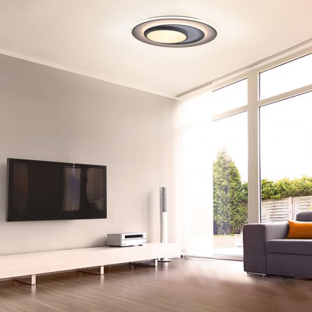 Draco LED Flush Mount Ceiling Lamp 92W CCT Round