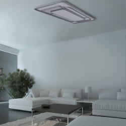 Draco LED Flush Mount Ceiling Lamp 226W CCT Rectangular