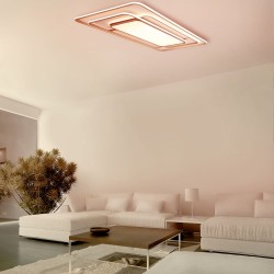 Draco LED Flush Mount Ceiling Lamp 226W CCT Rectangular