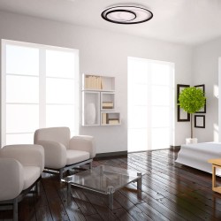 Vega LED Flush Mount Ceiling Lamp 60W CCT Round