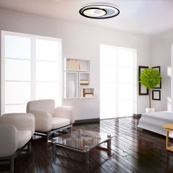 Vega LED Flush Mount Ceiling Lamp 60W CCT Round