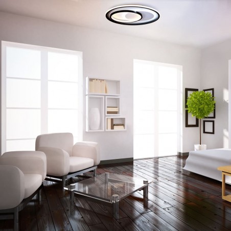 Vega LED Flush Mount Ceiling Lamp 60W CCT Round