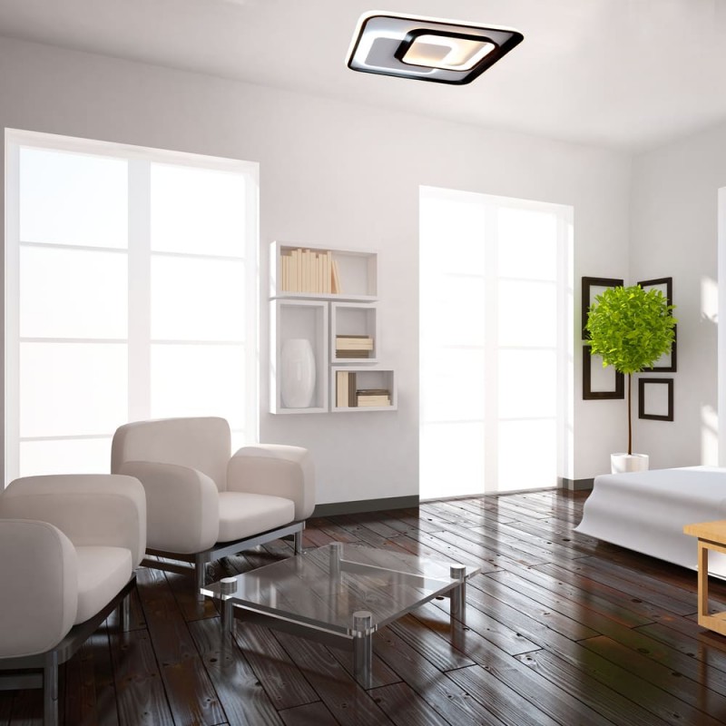 Vega LED Flush Mount Ceiling Lamp 72W CCT Squared