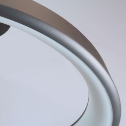 Detalle difusor y acabado Lámpara colgante Lizer LED 72W café