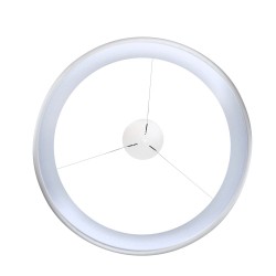 Lámpara colgante Lizer LED 72W blanca vista de planta