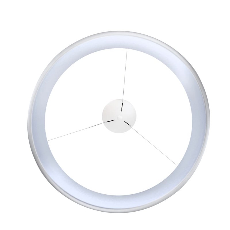 Lámpara colgante Lizer LED 72W blanca vista de planta