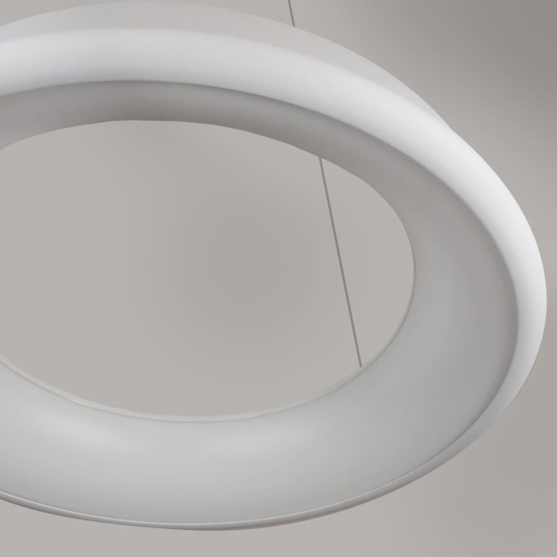 Detalle difusor Lámpara colgante Lizer LED 21W blanca