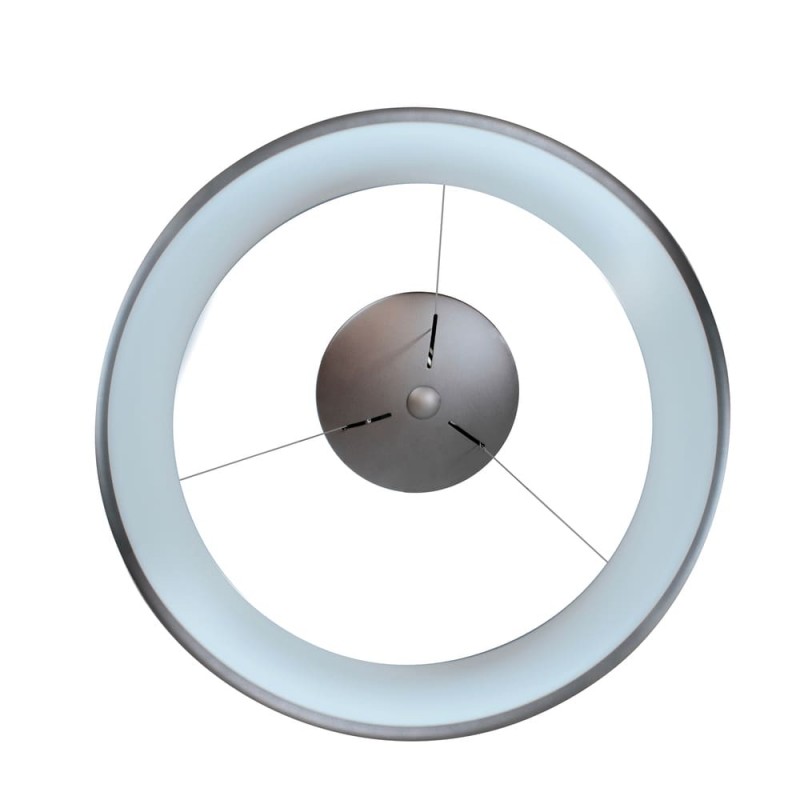 Lámpara colgante Lizer LED 36W café visto de planta