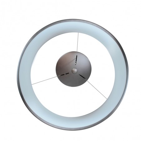 Lámpara colgante Lizer LED 36W café visto de planta