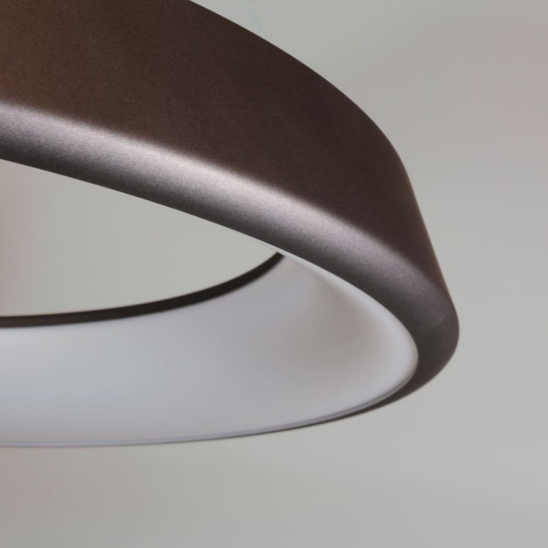 Detalle acabado Lámpara colgante Lizer LED 36W café