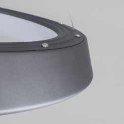 Detalle acabado Lámpara colgante Lizer LED 36W plata