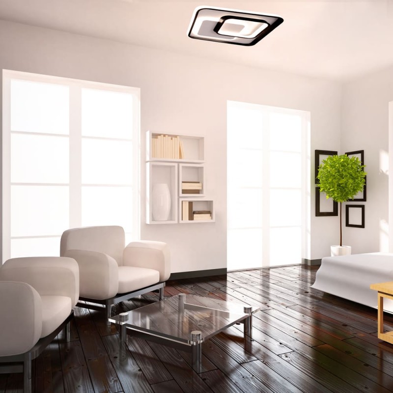 Vega LED Flush Mount Ceiling Lamp 72W CCT Squared