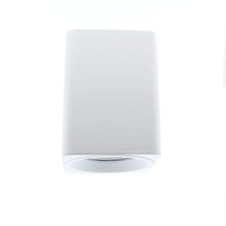 Foco Flin 1xGU10 blanco visto de perfil