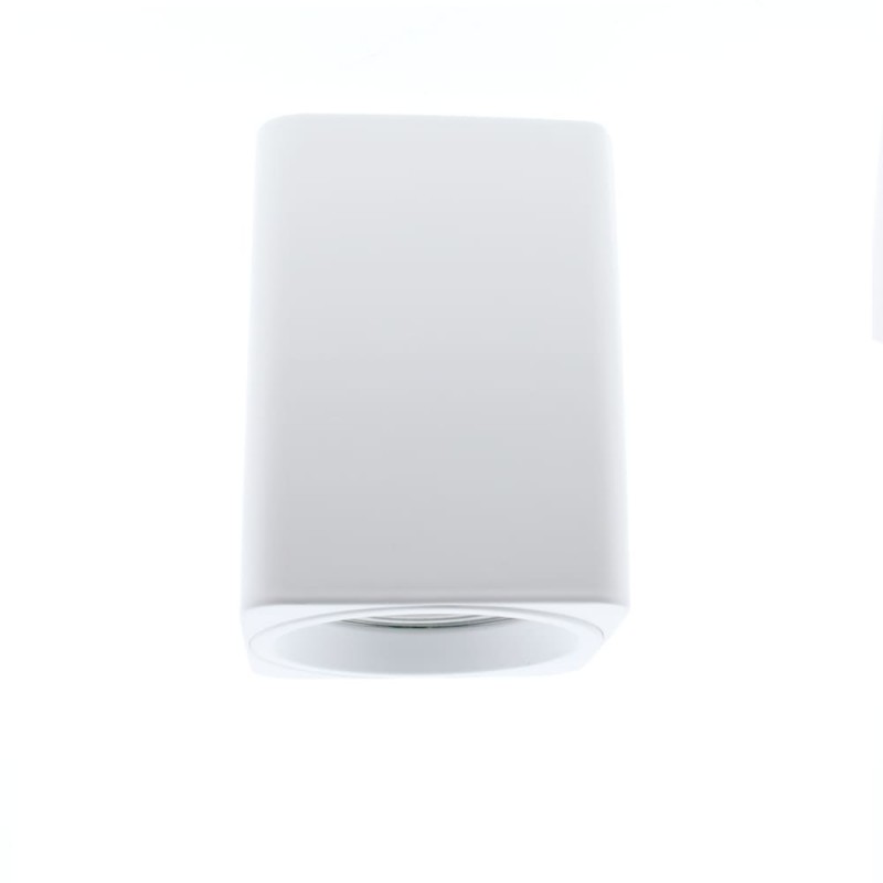 Foco Flin 1xGU10 blanco visto de perfil